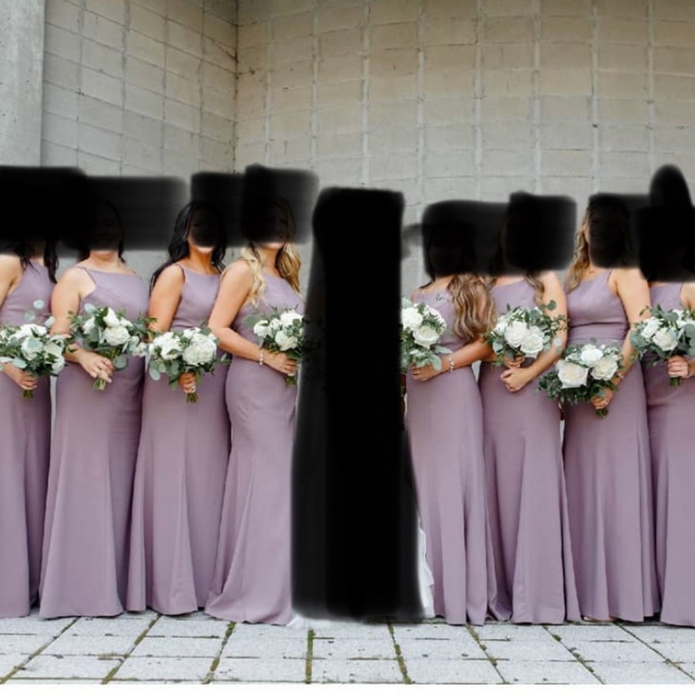 Light purple bridesmaid dress